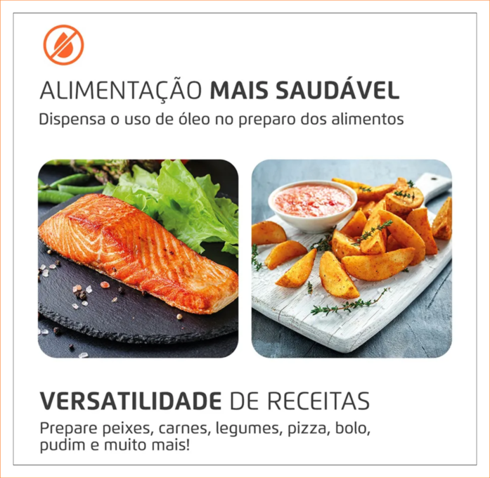 Air Fryer Forno Oven 12L Mondial 2000W