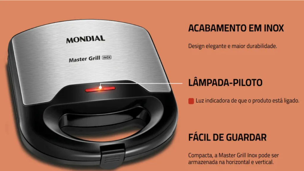 Melhor sanduicheira custo-benefício