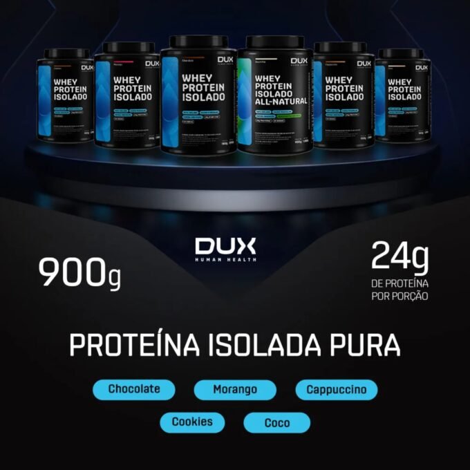 Dux Nutrition Whey Protein Concentrado Pote 900g. 1 Dux Whey Concentrado 900g, Whey Protein Dux é bom