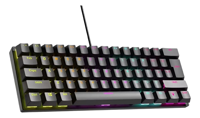 Teclado Gamer Mecanico 60% Rgb Anti Ghosting Switch Blue Fps