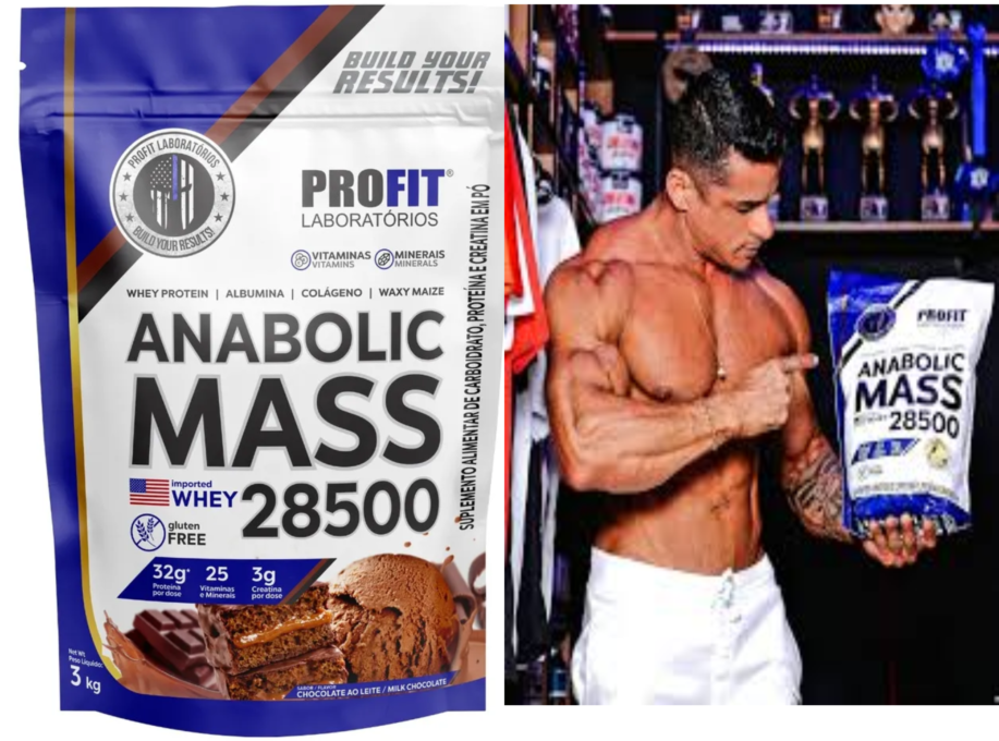 Anabolic Mass 28500 ProFit Laboratórios funciona mesmo? Composição, ganhos e análise completa